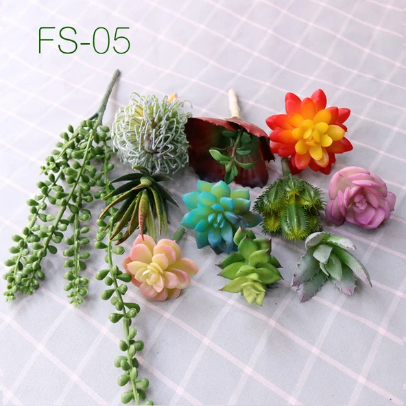 Yapay Sukulent Saksı Kombinasyonu - FS-05