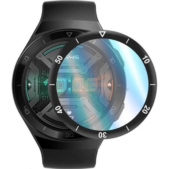 Gpack Huawei Watch GT2 46mm ppma Ekran Koruma Siyah