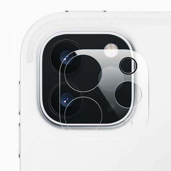Gpack Apple iPad Pro 11 2020 11 inç Kamera Lens Koruyucu Cam