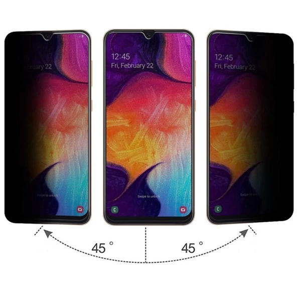 Gpack Samsung Galaxy M30s Privacy Gizlilik Filtreli Hayalet Cam - 2
