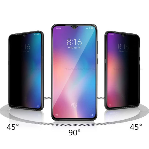Gpack Xiaomi Mi 9 Se Privacy Gizlilik Filtreli Hayalet Cam - 2