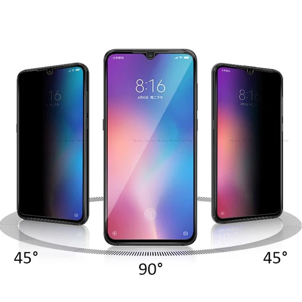 Gpack Xiaomi Mi 9 Lite Privacy Gizlilik Filtreli Hayalet Cam - 2