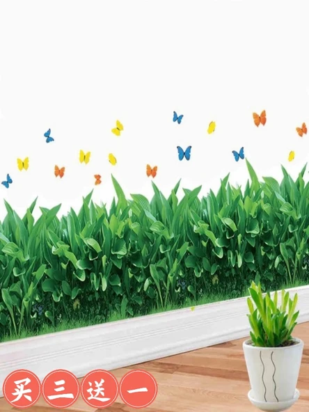 3 Al 1 Öde 3D Duvar Stickerı Seti - 4 Adet 5.2 Metre