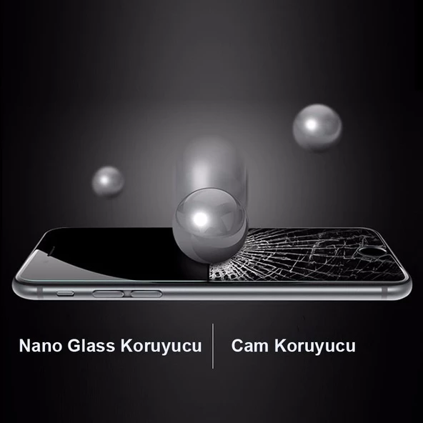 Gpack Xiaomi Poco F3 Nano Glass Ekran Koruyucu Şeffaf - 3