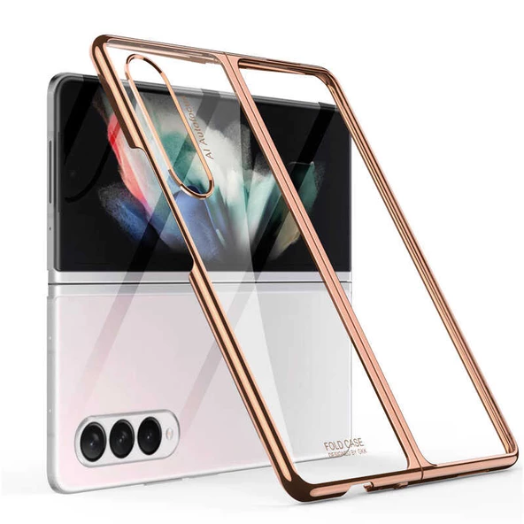 Gpack Samsung Galaxy Z Fold 3 Kılıf Renkli Sert Koruma