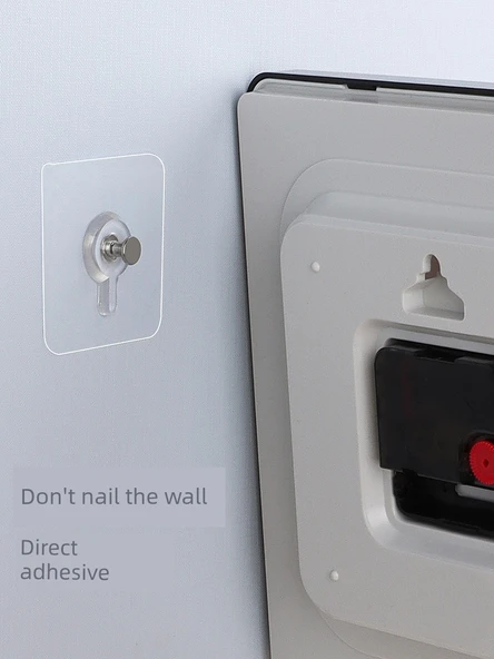 Çivisiz Duvar Saati Askısı - Spiral Ağ Uzunluğu 13mm [Kalınlaştırılmış 4 Adet] - Resim 4