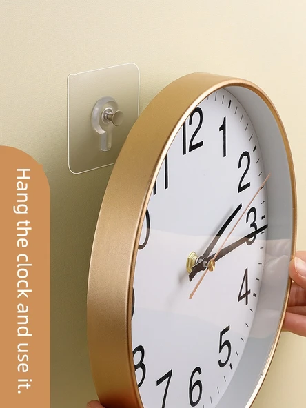 Çivisiz Duvar Saati Askısı - Spiral Ağ Uzunluğu 13mm [Kalınlaştırılmış 4 Adet] - Resim 2