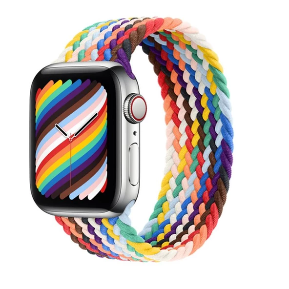 Gpack Apple Watch 6 40mm Kordon Solo Loop Renkli XSMALL Krd 32 - 2