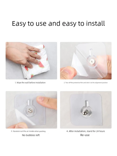 Çivisiz Duvar Saati Askısı - Spiral Ağ Uzunluğu 13mm [Kalınlaştırılmış 4 Adet] - Resim 6