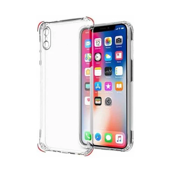 Gpack Apple iPhone X XS Kılıf AntiShock Kamera Korumalı Silikon