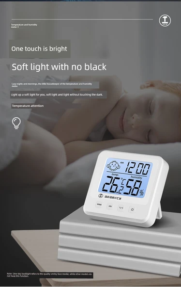 Dijital Termometre Higrometre - Mini Beş Adet - 10