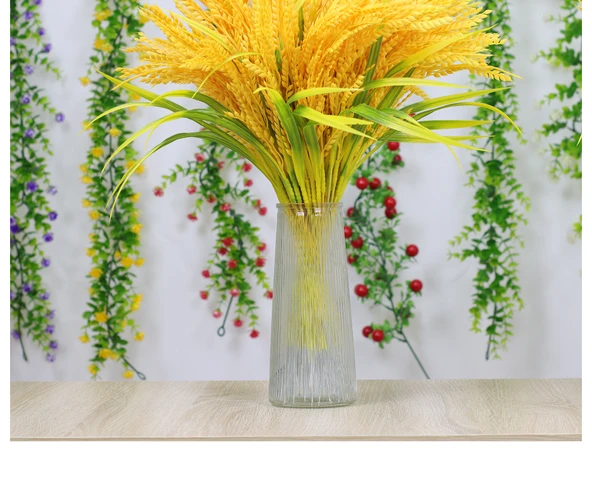 Yapay Buğday Başakları Dekorasyon Seti - 7 Adet - Resim 12