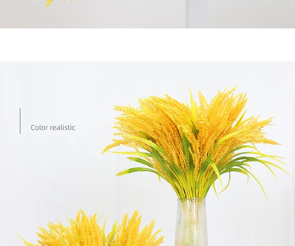 Yapay Buğday Başakları Dekorasyon Seti - 7 Adet - Resim 8