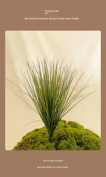 Yapay Mücevher Çiçeği Yeşil - 40cm (1 Buket) - 12