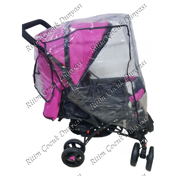 Bebek Arabası Yağmurluğu, Fitalatsız Puset Yağmurluk, Alt Bağcıklı Yağmurluk, Kokusuz Yağmurluk - 2