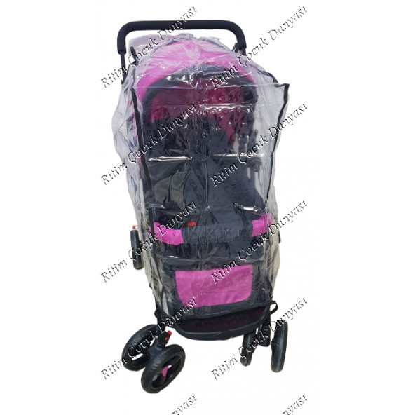 Bebek Arabası Yağmurluğu, Fitalatsız Puset Yağmurluk, Alt Bağcıklı Yağmurluk, Kokusuz Yağmurluk - 4