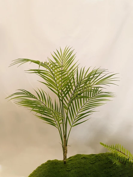 Yapay Mücevher Çiçeği Yeşil - 40cm (1 Buket) - 3