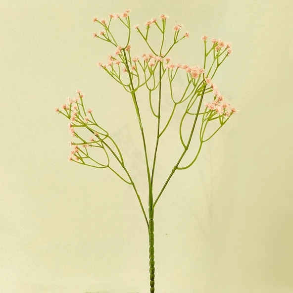 Yapay Pembe Yıldızlar Bitkisi - 60cm (1 Dal)