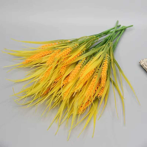 Yapay Buğday Başakları Dekorasyon Seti - 7 Adet - Resim 2