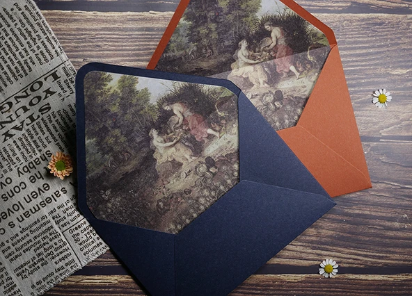 140x190 Avrupa Retro Çok Renkli Yağlı Boya Zarf - Sis Mavisi Zegna Astarlı 2 - 9