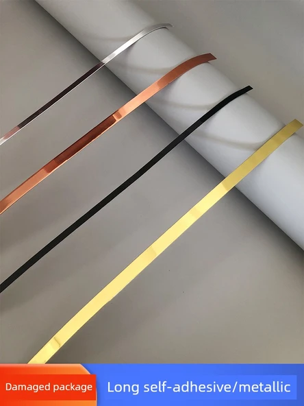 Su Geçirmez PVC Dekoratif Bant - Siyah 5m x 0.8cm - 2