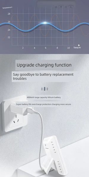 Dijital İç Ortam Termometre Higrometre - MBS-4 Daimi Takvim/Uzun Ömürlü - Resim 12