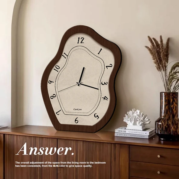 Retro Masa Saati - Antik Çin Tarzı - Uzun Yıllar-A: 35x25cm - Resim 4