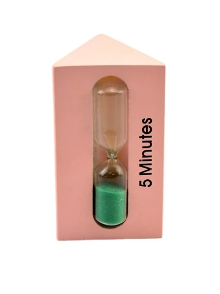 Ahşap Çocuk Diş Fırçalama Kum Saati - Beyaz (3+5+7 Dakika) - Resim 5