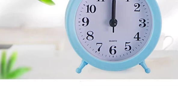 Çocuk Akıllı Çalar Saat - Büyük Boy - Gece Lambalı Pembe (Pilsiz) - Resim 10