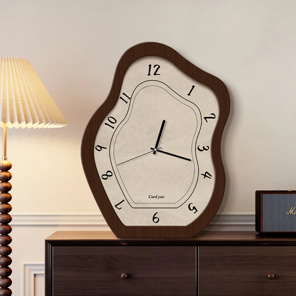 Retro Masa Saati - Antik Çin Tarzı - Uzun Yıllar-A: 35x25cm - Resim 2