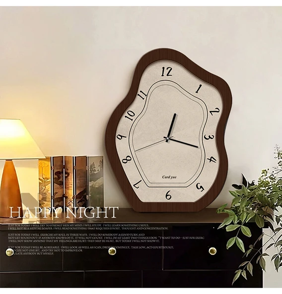 Retro Masa Saati - Antik Çin Tarzı - Uzun Yıllar-A: 35x25cm - Resim 12