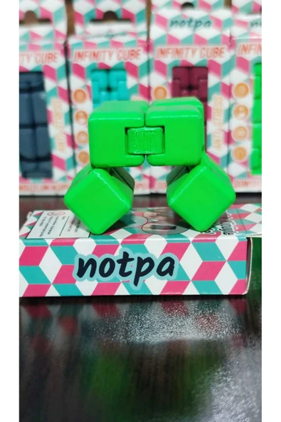 kutuTR Sonsuz Küp Stres Atma Küpü Stres Küpü(Infinity Cube) yeşil