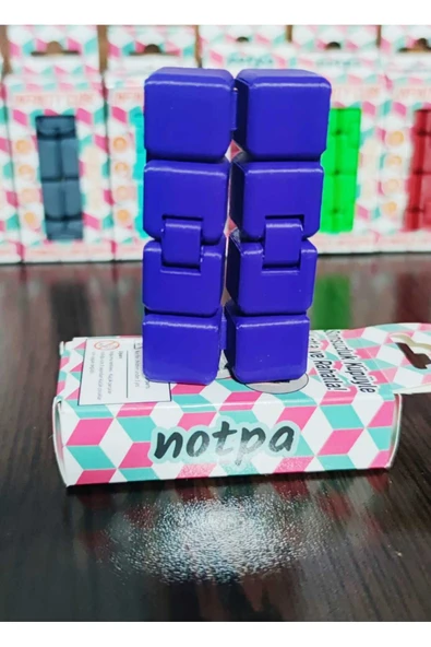 kutuTR Sonsuz Küp Stres Atma Küpü Stres Küpü(Infinity Cube) mavi - 4