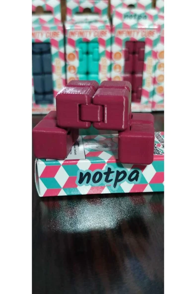 kutuTR Sonsuz Küp Stres Atma Küpü Stres Küpü(Infinity Cube) kırmızı
