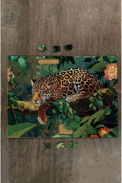 kutuTR Ahşap Puzzle 30x40 cm Ebadında 120 parça M5 - 4