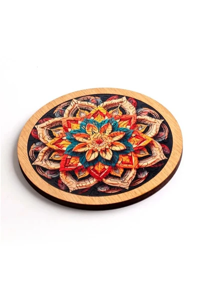 kutuTR Büyükler için Ahşap Puzzle Sonsuz Çiçek Desen - 5