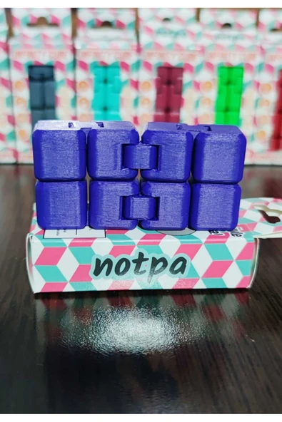 kutuTR Sonsuz Küp Stres Atma Küpü Stres Küpü(Infinity Cube) mavi - 3