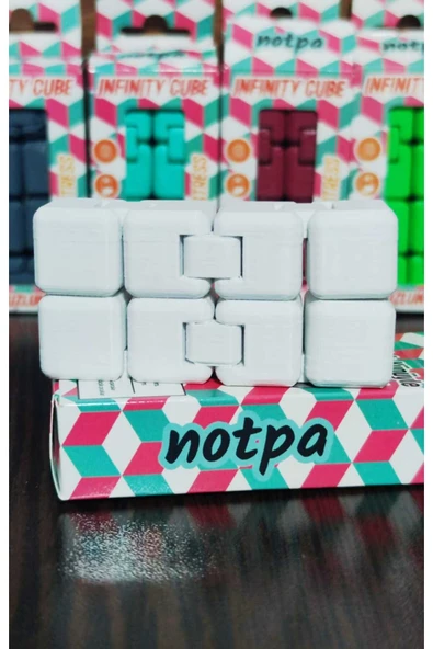 kutuTR Sonsuz Küp Stres Atma Küpü Stres Küpü(Infinity Cube) beyaz - 4