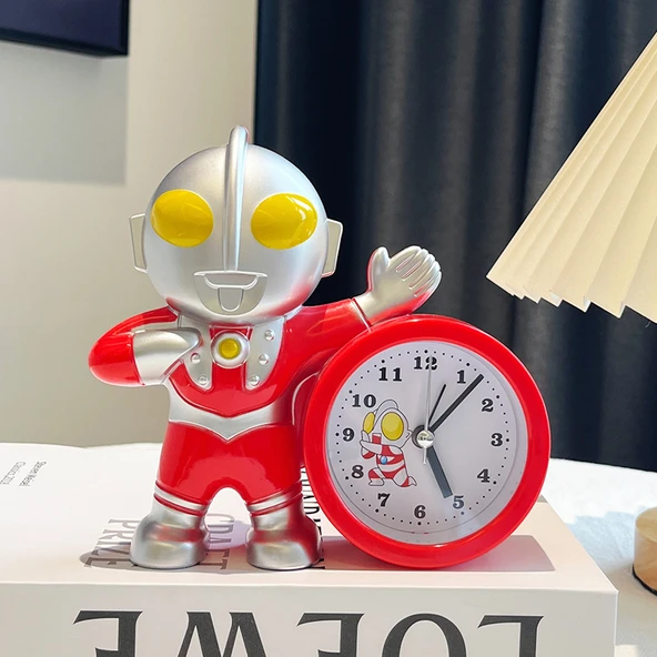 Çocuk Karikatürlü Çalar Saat - Basit Ultraman Model