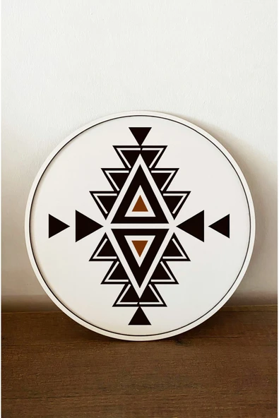 kutuTR Ahşap Mdf Kahve Sunum Tepsisi M17 3'LÜ SET - 2