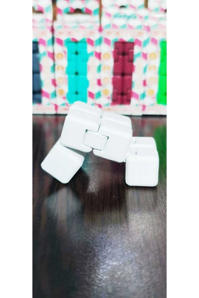 kutuTR Sonsuz Küp Stres Atma Küpü Stres Küpü(Infinity Cube) beyaz - 2