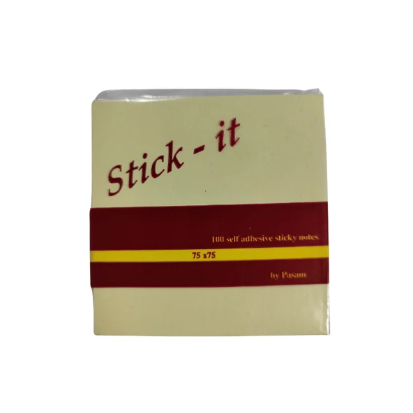 ByPasam Stick-It 75 X 75 Mm 100 Yaprak Sarı