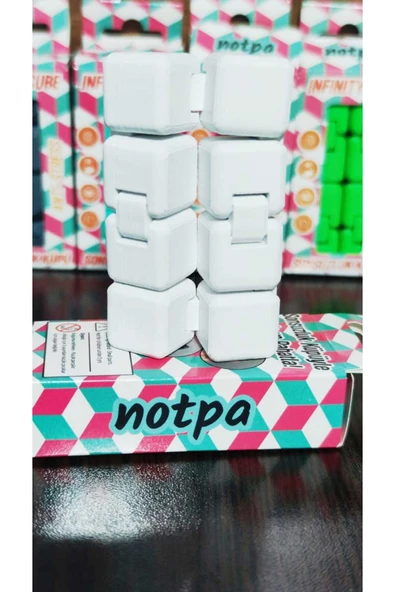 kutuTR Sonsuz Küp Stres Atma Küpü Stres Küpü(Infinity Cube) beyaz - 3