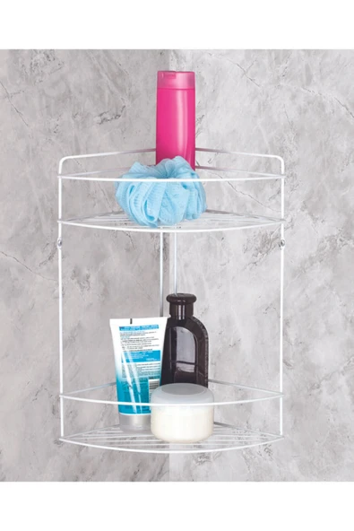 Metalife Okyanus Banyo Köşe Rafı Şampuanlık