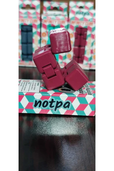 kutuTR Sonsuz Küp Stres Atma Küpü Stres Küpü(Infinity Cube) kırmızı - 3