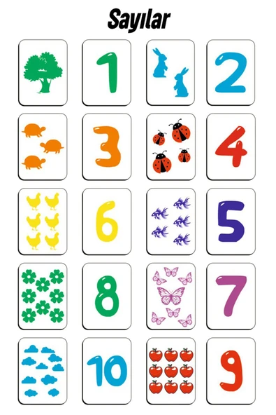 kutuTR 52  Parça Hafıza ve Zeka Kartları Eşleştirme Oyunu Ahşap Eğitici Puzzle Oyuncak 3'lü Set - 2