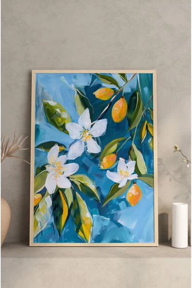 kutuTR Ahşap Çerçeveli Mdf Tablo Seti Matisse, Bohem, Kusama Salon Ve Oturma Odası İçin ÇT3072 - 4