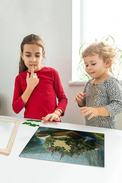 kutuTR Ahşap Çerçeveli Puzzle - Tablo HTHP - 009 - 2