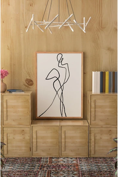 kutuTR Ahşap Çerçeveli Mdf Tek Tablo Picasso Serisi (KENDİ TABLO SETİNİZİ OLUŞTURACAĞINIZ LİSTE) - 2