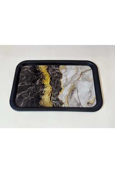 Notpa Desenli Sunum Tepsisi 30x20 Cm Plastik